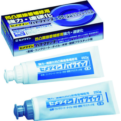 セメダイン 凹凸面の接着補修用 ハイクイック 500gセット CA-290 1セット（直送品）
