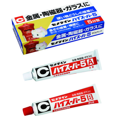 セメダイン ハイスーパー5 80gセット CAー186 1セット 309-0701（直送品）