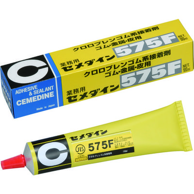 セメダイン 575F 180ml (淡黄色・クロロプレンゴム系) RKー126 1個 335-0584（直送品）