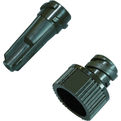 MUSASHI ディスペンサー シリンジチップキャップ ポリプロピレン(PP) 50個入 NC-3EU-B 1パック(50本)（直送品）