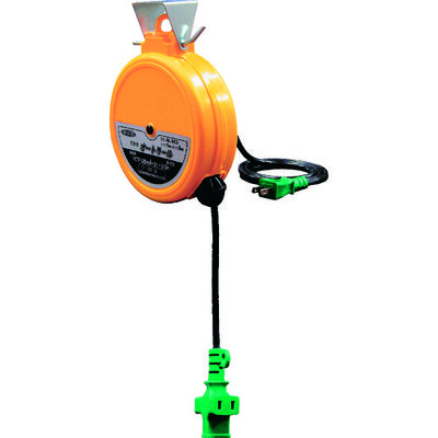 日動工業 NICHIDO 自動巻きリール オートリール 100V 2芯×5m ALー053 1台 307-2720（直送品）