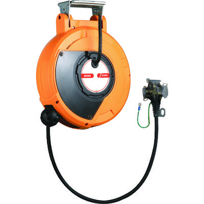 畑屋製作所 ハタヤ コードマック2 単相100V 10m 接地付 三ツ口コンセント CDS2-101TK 1台(1個) 375-5169（直送品）