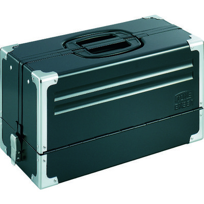 TONE ツールケース(メタル) V形3段式 マットブラック BX331BK 1