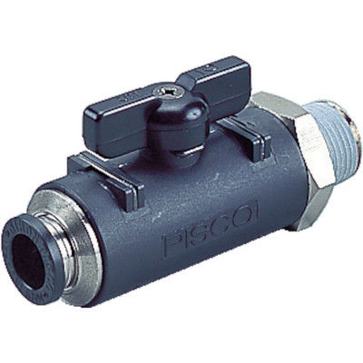 日本ピスコ ピスコ ボールバルブ 20シリーズ ストレート BVC20-0802 1個 378-0856（直送品）