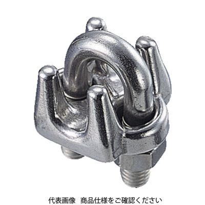 トラスコ中山 TRUSCO ワイヤークリップ ステンレス製 10mm用 (1個入) TWC-10 1袋(1個) 275-0481（直送品）