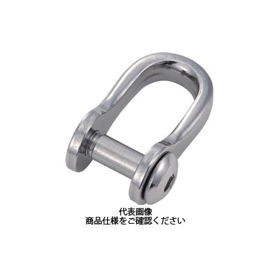 トラスコ中山 TRUSCO 沈み半丸シャックル ステンレス製 8mm 1個入 TSHS-8 1袋(1個) 300-8819（直送品）