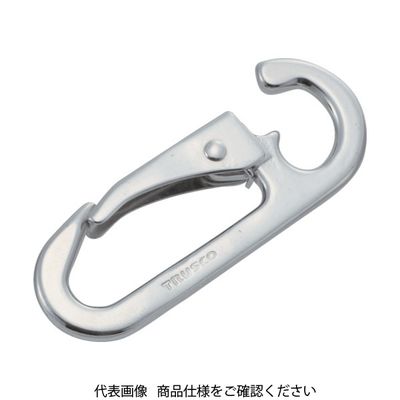 トラスコ中山 TRUSCO スナップフック ステンレス製 D型 線径φ8×開口10mm (1個入) TSF-8D 1袋(1個)（直送品）