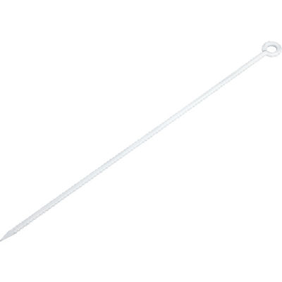 トラスコ中山 TRUSCO カラー異形ロープ止め丸型 白 TRM-13150I W 1本 275-5238（直送品）