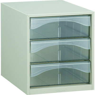 トラスコ中山 TRUSCO レターケース A4深型3段 A4-W3P 1台 504-6572（直送品）