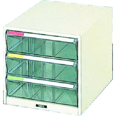 トラスコ中山 TRUSCO B4型レターケース 深型3段 TB4-M3P 1台(1個) 278-2430（直送品）