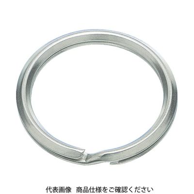 トラスコ中山 TRUSCO キーリンク ステンレス製 線径Φ2.4×内径Φ22 (10個入) TWK-24-22 1袋(10個)（直送品）