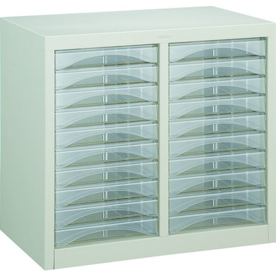 トラスコ中山 TRUSCO レターケース A4型・2列タイプ 浅型10個X2列 A4-S210 1台 504-6599（直送品）