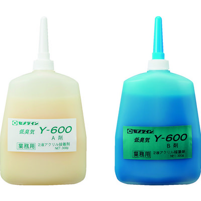 セメダイン 第二世代アクリル系接着剤(SGA) メタルロックY600(速硬化) 600gセット AY-020 1セット（直送品）