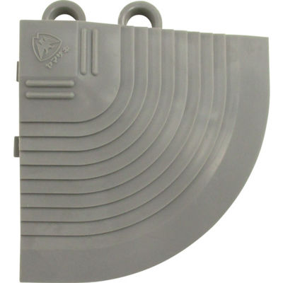 山崎産業 コンドル エバック 屋外用マット ライナーハードマット コーナー グレー F-120-FC-GR GY 1枚 370-1450（直送品）