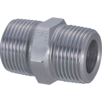 フジトク 6角ニップル 8A 炭素鋼 6N-PT-8A 1個 228-9512（直送品