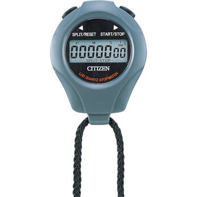 リズム シチズン ストップウォッチ グレー 8RDA04-008 1個 239-7455