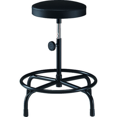 トラスコ中山 TRUSCO 作業用チェア Φ315XH500ー640 ブラック NF-25V 1脚 503-6062（直送品）