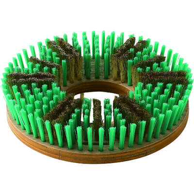 山崎産業 コンドル 床洗浄機器 ポリシャー用 真鍮トーロンブラシ 12インチ E-150 1個 381-7211（直送品）