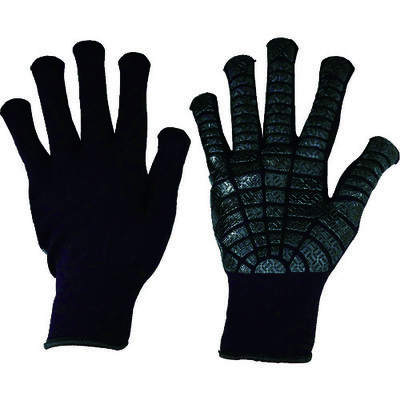 丸和ケミカル すべり止め手袋 ピタンテ 黒 フリー 1150-BK 1双 384-4986（直送品）