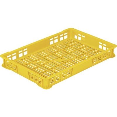 岐阜プラスチック工業 リス トレーコンテナーTー22 238401 黄 T-22 Y 1個 376-2343（直送品）