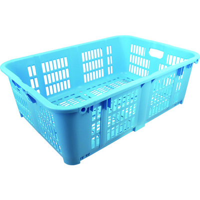 岐阜プラスチック工業 リス メッシュコンテナ 130156 プラスケットNo.1000本体87L 青 NO-1000 B 1個（直送品）