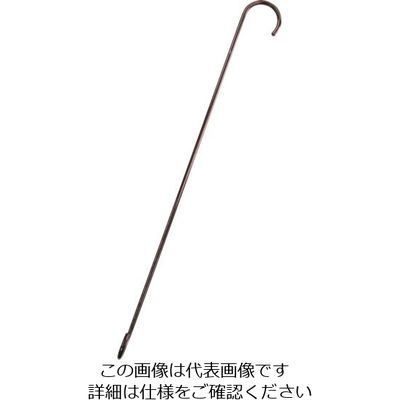 水本機械製作所 水本 ファンシーSフックツイスト(ブラウン) 全長200mm A-1042 1個 389-4100（直送品）
