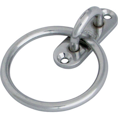 水本機械製作所 水本 ステンレス パッドアイ丸カン 丸カン内径60mm 32mm× B-073 1個 378-8024（直送品）