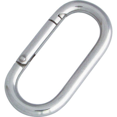 水本機械製作所 水本 ステンレス プチカラビナ 線径10mm 長さ90mm B-155 1個 378-8695（直送品）