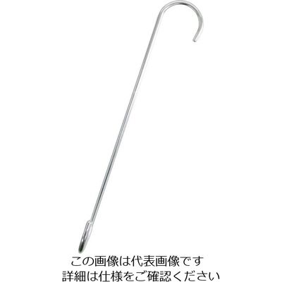 水本機械製作所 水本 ファンシーSフックツイスト(シルバー) 全長400mm A-994 1個 389-4339（直送品）