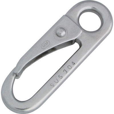 水本機械製作所 水本 ステンレス スナップフックDA型 長さ74mm B-106 1個 378-8148（直送品）