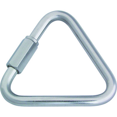 水本機械製作所 水本 ステンレス 三角リングキャッチ 線径6mm 長さ58mm 内幅42mm B-1461 1個 378-8571（直送品）