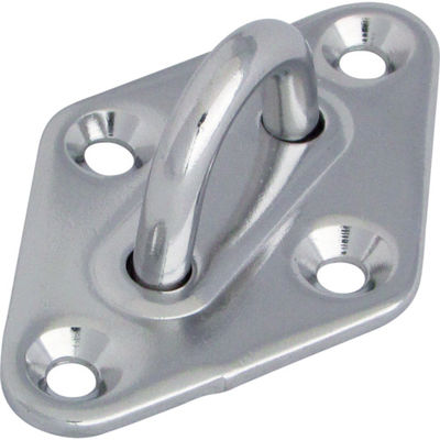 水本機械製作所 水本 アイプレート ステンレス ダイアモンドアイ 50mm×80mm B-047 1個 378-7923（直送品）