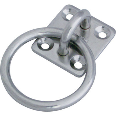 水本機械製作所 水本 ステンレス 丸カンプレート 54mm×75mm 丸カン内径60mm B-773 1個 379-0665（直送品）