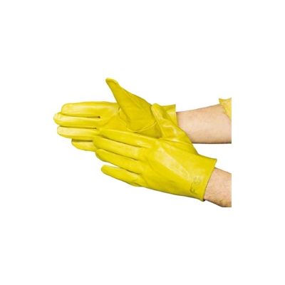 富士グローブ 牛本革手袋 Fー801黄L 5821 1双 378-7273（直送品）