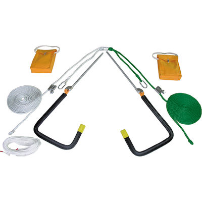 藤井電工 TSUYORON 屋根上作業用墜落防止器具 ヤネロップ300型 一式 YU-300-BX 1組 388-2403（直送品）