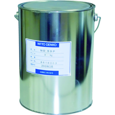 日東電工 日東 地中埋設向けペトロラタム防食テープ用下塗り材 NO.59PW 3kg缶 59PW 1缶 377-7146（直送品）