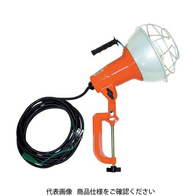 畑屋製作所 ハタヤ 防雨型作業灯 リフレクターランプ200W 100V接地付5m バイス付 RG-205K 1台 370-4211（直送品）