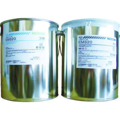 コニシ 内装用接着剤 タイル・石材用接着剤 ボンド EMS20 20kgセット 05101 1セット 374-8278（直送品）