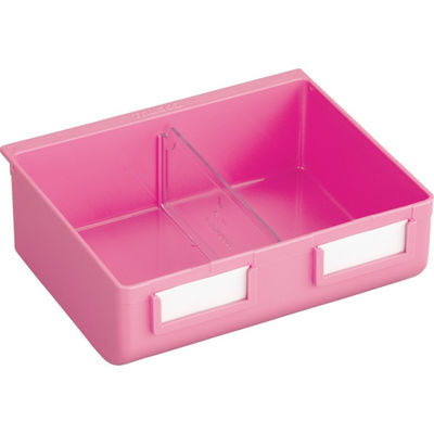 トラスコ中山 TRUSCO ビンラック用ライトビン 197X167XH67 レッド K-20R 1個 393-9251（直送品）