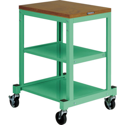 トラスコ中山 TRUSCO BN型小型作業台 450X600 キャスター付 ヤンググリーン色 BN4560ACYG 1台 393-2869（直送品）