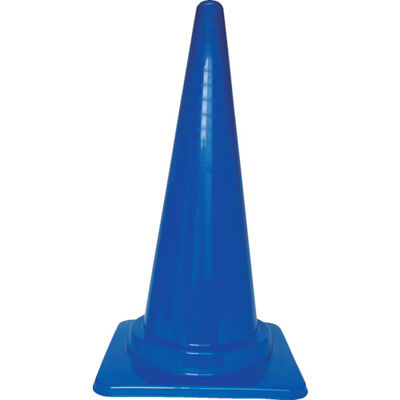 トラスコ中山 TRUSCO 安全コーン 幅380mmX高さ700mm ブルー TCC-B 1本(1個) 389-9764（直送品）
