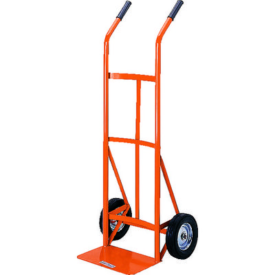 トラスコ中山 TRUSCO スチールパイプ製二輪運搬車 H1185 すくい板190X340 HT-42N 1台(1個) 300-1083（直送品）