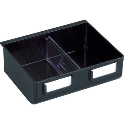 トラスコ中山 TRUSCO ビンラック用ライトビン 197X167XH67 ブラック K-20BK 1個 393-9227（直送品）