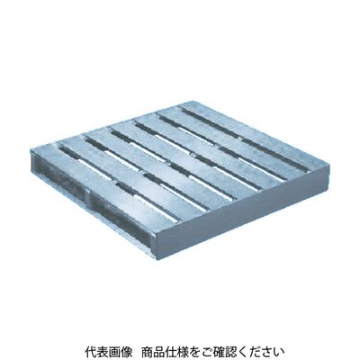 トラスコ中山 TRUSCO アルミパレット片面二方差型 1100X1100X140 TDBT-1111 1枚 384-1928（直送品）
