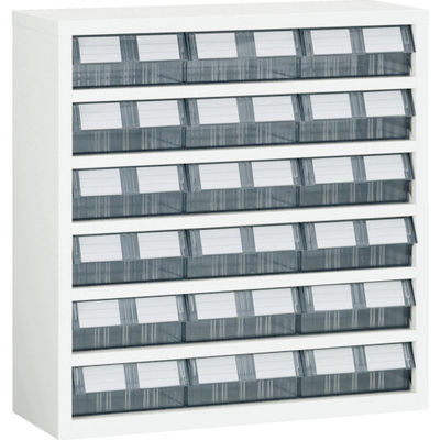 トラスコ中山 TRUSCO パーツケース 横型バンラックケースM型 854X307XH890 3列6段 W TM-66BWN 1台（直送品）