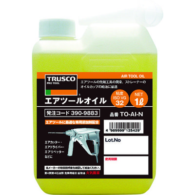 トラスコ中山 TRUSCO エアーツールオイル 1L TO-AI-N 1本 390-9883（直送品）
