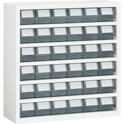 トラスコ中山 TRUSCO パーツケース 横型バンラックケースM型 854X307XH890 6列6段 W TM-66BN 1台（直送品）