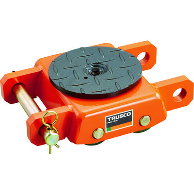 トラスコ中山 TRUSCO 運搬用コロ車 オレンジローラー ウレタン車輪付 標準型 2TON TUW-2S 1台 380-3341（直送品）