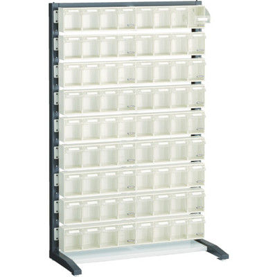 トラスコ中山 TRUSCO UPRラック片面 H1450 ポケットケース付 UPR-L1409E 1台(1セット) 393-3059（直送品）