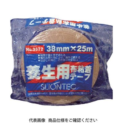 マクセル スリオン 養生用布粘着テープ38mm ブラウン 337200-KD-00-38X25 1巻 375-3212（直送品）